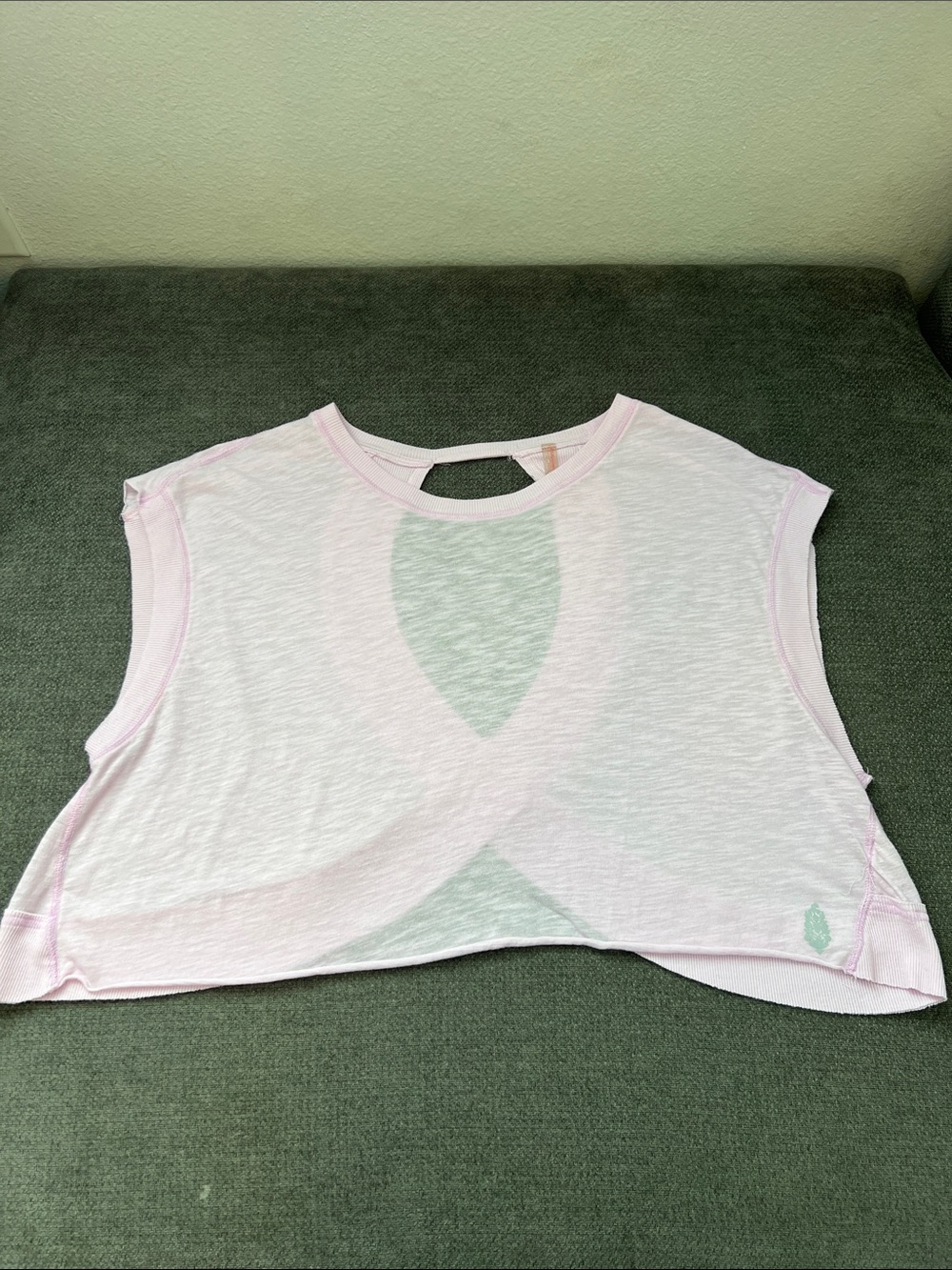 FP Movement by Free People Pastel Pink Sleeveless Crop Top
